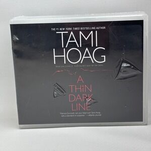 A Thin‎ Dark Line CD Audiobook Tami Hoag 15 Disc Set Unabridged Brilliance Audio